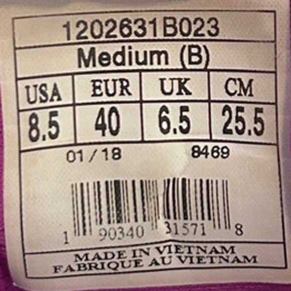 Brooks -Transcend 5 -Running Shoes -Black/Purple -Women's - 8.5(B) -1202631B023 - Picture 9 of 9